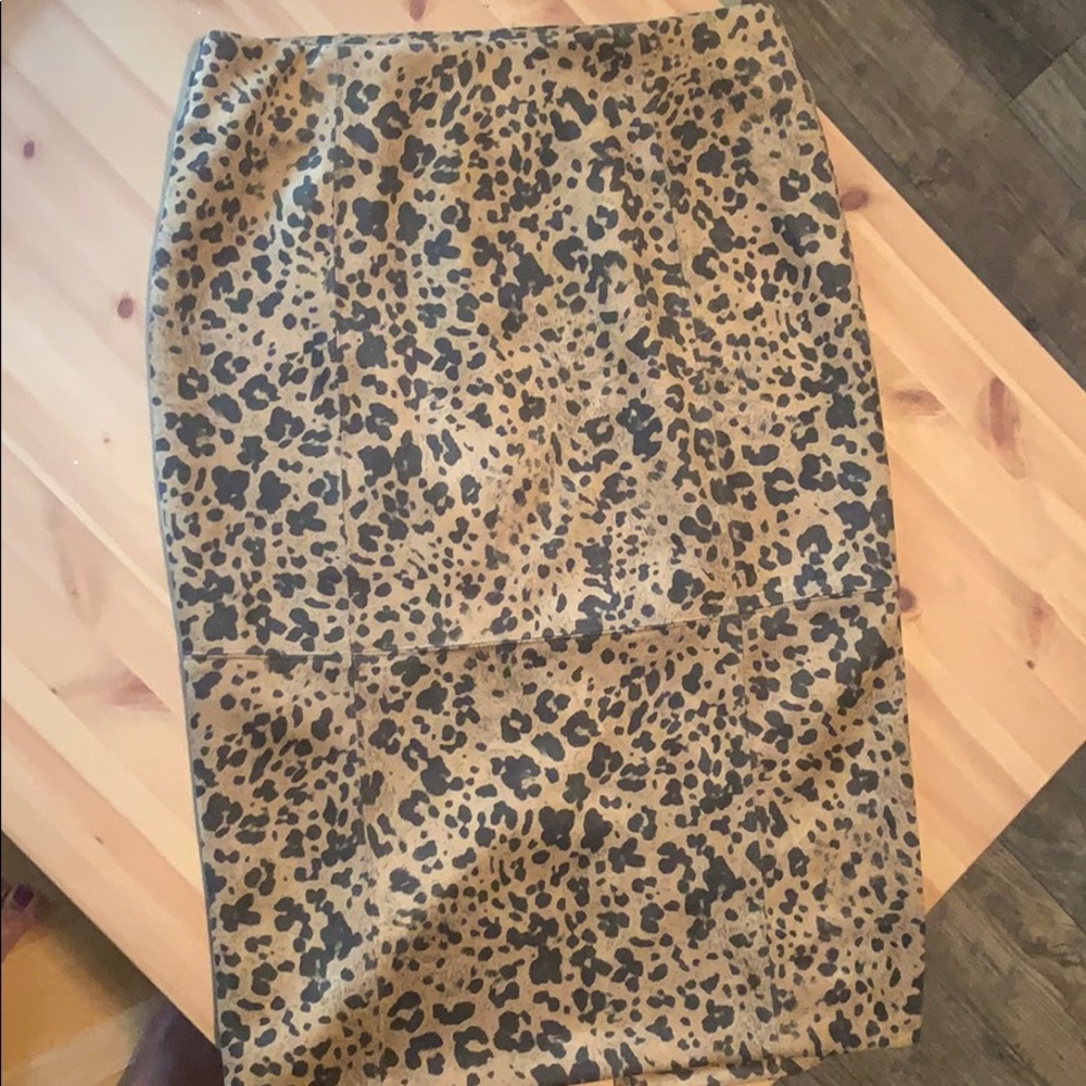 Marc New York by Andrew Marc Cheetah Print Skirt